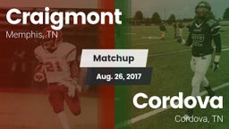 Matchup: Craigmont vs. Cordova  2017