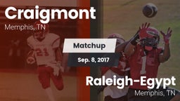 Matchup: Craigmont vs. Raleigh-Egypt  2017