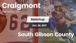 Matchup: Craigmont vs. South Gibson County  2017