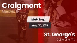 Matchup: Craigmont vs. St. George's  2019
