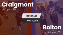 Matchup: Craigmont vs. Bolton  2019