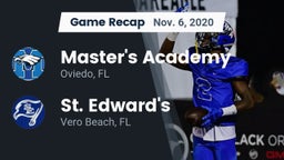 Recap: Master's Academy  vs. St. Edward's  2020