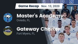 Recap: Master's Academy  vs. Gateway Charter  2020