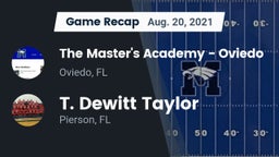 Recap: The Master's Academy - Oviedo vs. T. Dewitt Taylor  2021