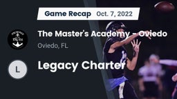 Recap: The Master's Academy - Oviedo vs. Legacy Charter 2022