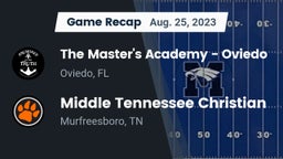 Recap: The Master's Academy - Oviedo vs. Middle Tennessee Christian 2023