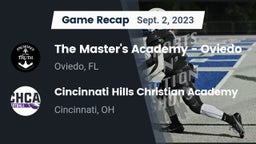Recap: The Master's Academy - Oviedo vs. Cincinnati Hills Christian Academy 2023