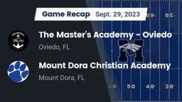 Recap: The Master's Academy - Oviedo vs. Mount Dora Christian Academy 2023