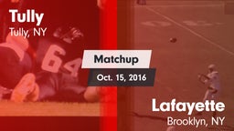 Matchup: Tully vs. Lafayette  2016