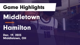 Middletown  vs Hamilton  Game Highlights - Dec. 19, 2023