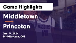 Middletown  vs Princeton  Game Highlights - Jan. 5, 2024
