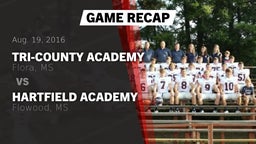 Recap: Tri-County Academy  vs. Hartfield Academy  2016