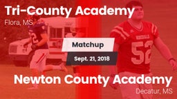 Matchup: Tri-County Academy vs. Newton County Academy  2018