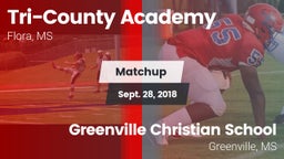 Matchup: Tri-County Academy vs. Greenville Christian School 2018