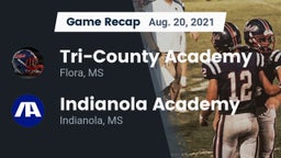 Recap: Tri-County Academy  vs. Indianola Academy  2021