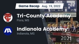 Recap: Tri-County Academy  vs. Indianola Academy  2022