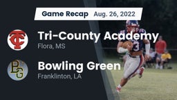 Recap: Tri-County Academy  vs. Bowling Green  2022