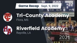 Recap: Tri-County Academy  vs. Riverfield Academy  2022