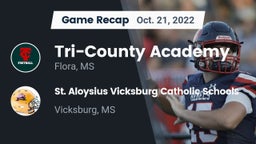 Recap: Tri-County Academy  vs. St. Aloysius Vicksburg Catholic Schools 2022