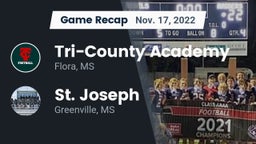 Recap: Tri-County Academy  vs. St. Joseph  2022