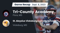Recap: Tri-County Academy  vs. St. Aloysius Vicksburg Catholic Schools 2023