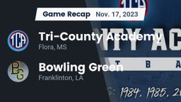 Recap: Tri-County Academy  vs. Bowling Green  2023
