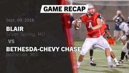 Recap: Blair  vs. Bethesda-Chevy Chase  2016