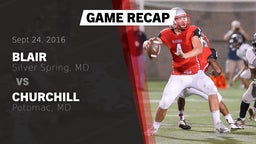 Recap: Blair  vs. Churchill  2016