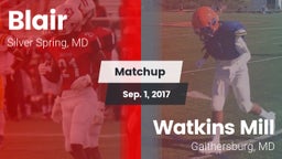 Matchup: Blair vs. Watkins Mill  2017