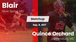 Matchup: Blair vs. Quince Orchard  2017