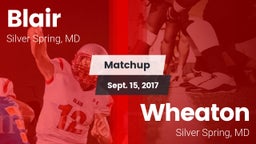 Matchup: Blair vs. Wheaton  2017