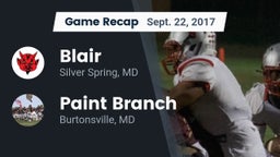 Recap: Blair  vs. Paint Branch  2017