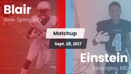 Matchup: Blair vs. Einstein  2017