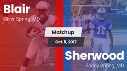 Matchup: Blair vs. Sherwood  2017