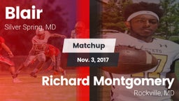 Matchup: Blair vs. Richard Montgomery  2017