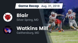 Recap: Blair  vs. Watkins Mill  2018