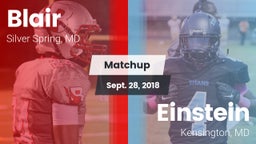 Matchup: Blair vs. Einstein  2018