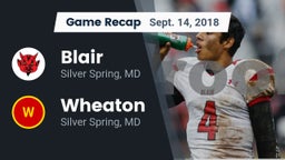 Recap: Blair  vs. Wheaton  2018