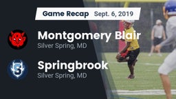 Recap: Montgomery Blair  vs. Springbrook  2019