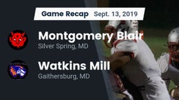 Recap: Montgomery Blair  vs. Watkins Mill  2019