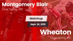 Matchup: Blair vs. Wheaton  2019