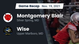 Recap: Montgomery Blair  vs. Wise  2021