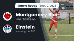 Recap: Montgomery Blair  vs. Einstein  2022