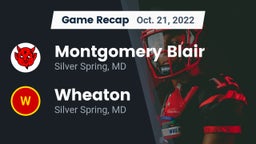 Recap: Montgomery Blair  vs. Wheaton  2022