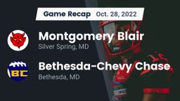 Recap: Montgomery Blair  vs. Bethesda-Chevy Chase  2022