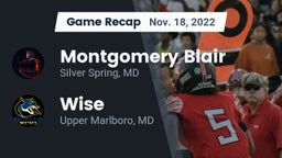 Recap: Montgomery Blair  vs. Wise  2022