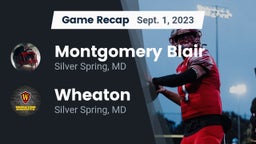 Recap: Montgomery Blair  vs. Wheaton  2023