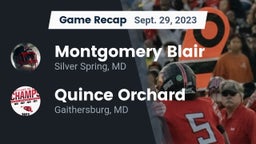 Recap: Montgomery Blair  vs. Quince Orchard 2023