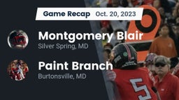 Recap: Montgomery Blair  vs. Paint Branch  2023