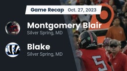 Recap: Montgomery Blair  vs. Blake  2023